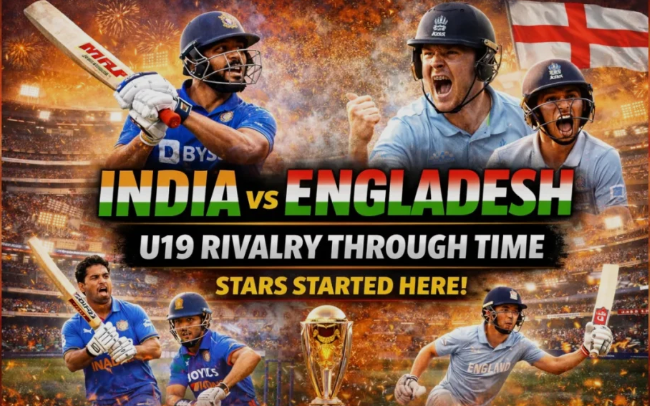 India National Under-19 Cricket Team Vs England Under-19 Cricket Team Timeline